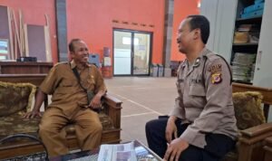 Cipkon Pilkada 2024 Polsek Cimaragas Polres Ciamis Cooling System Bersama Perangkat Desa