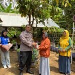 Polsek Cijeungjing Polres Ciamis Monitoring KKN Mahasiswa Unigal di Desa Karang Anyar