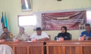 Polsek Sukadana Polres Ciamis Hadiri Sosialisasi Pilkada Serentak 2024 Tingkat PPS Desa Margajaya