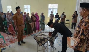 Polsek Cikoneng Polres Ciamis Monitoring dan Amankan Proses Pelantikan Kadus Margasari