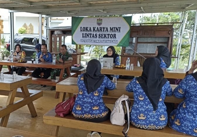 Kapolsek Kawali Ikuti Loka Karya Mini Lintas Sektor UPTD Puskesmas Jatinagara