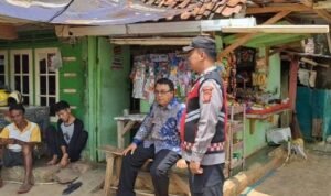Ops Mantap Praja Polsek Cisaga Polres Ciamis Koorko Kamtibmas di Objek Vital di Cisaga