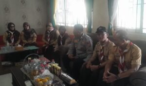 Cooling System Polsek Rajadesa Polres Ciamis Koorkom Bersama Tokoh di Desa Sirnabaya
