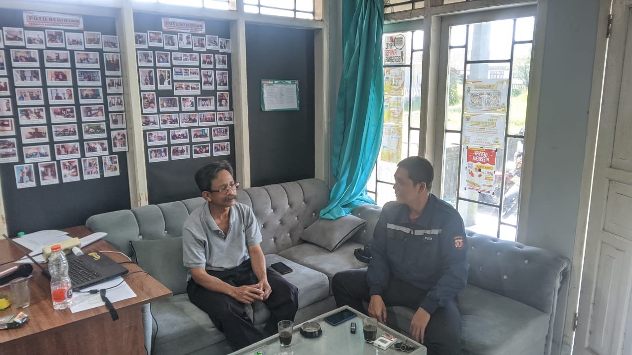 Cooling System Polsek Panjalu Koorkom Kamtibmas ke Penyelenggara Pemilu di Sukamantri