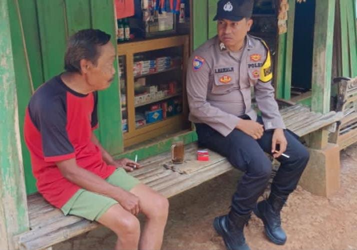 Perkuat Sinergitas Polsek Sukadana Polres Ciamis Koorkom Bersama Tokoh di Desa Salakaria