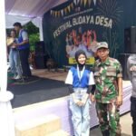 Polsek Cimaragas Polres Ciamis Hadiri Festival Budaya Desa KKN Universitas Galuh
