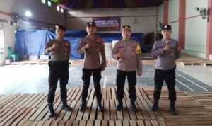 Ops Mantap Praja Polres Ciamis Siagakan Anggota Pengamanan di Gudang Logistik KPU