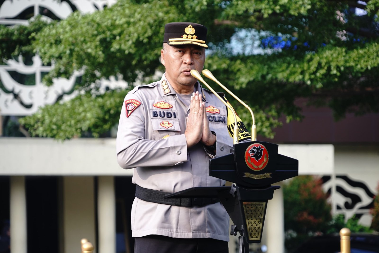 Polda Jabar laksanakan Apel Pengamanan Pelantikan Presiden dan Wakil Presiden RI Terpilih Periode 2024-2029 di Wilayah Hukum Polda Jabar