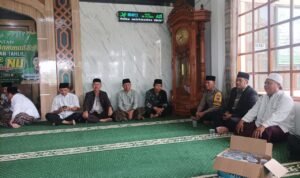 Cooling System Polsek Ciamis Monitoring Acara Maulid Nabi di MWC NU Sadananya