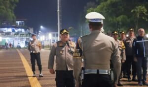 Wakapolres Ciamis Pimpin Langsung KRYD di Malam Jelang Pelantikan Presiden dan Wakil Presiden RI