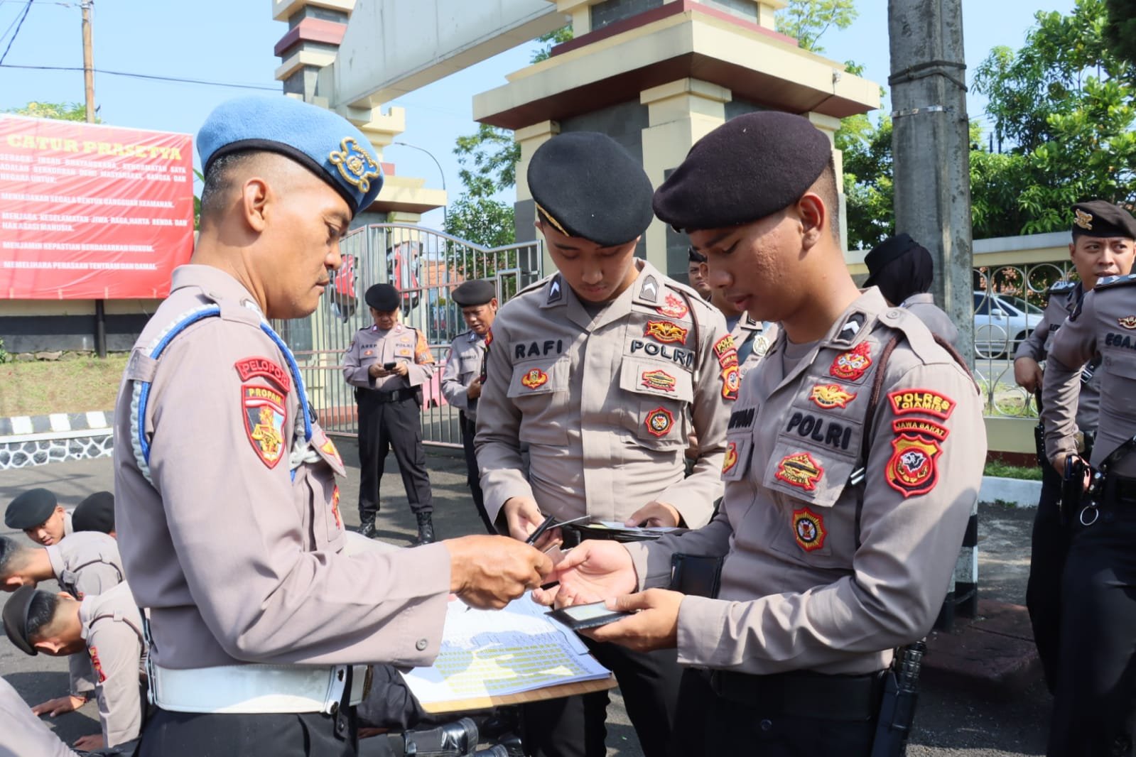 Siap Berikan Layanan Prima Polres Ciamis Lakukan Operasi Gaktibplin