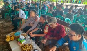 Cipkon di Masyarakat Polsek Lakbok Polres Ciamis Datangi Hajatan Warga Kutawaringin