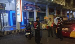 Sat Samapta Polres Ciamis Koordinasi Bersama Satpam Perbankan Antisipasi Bahaya Kamtibmas
