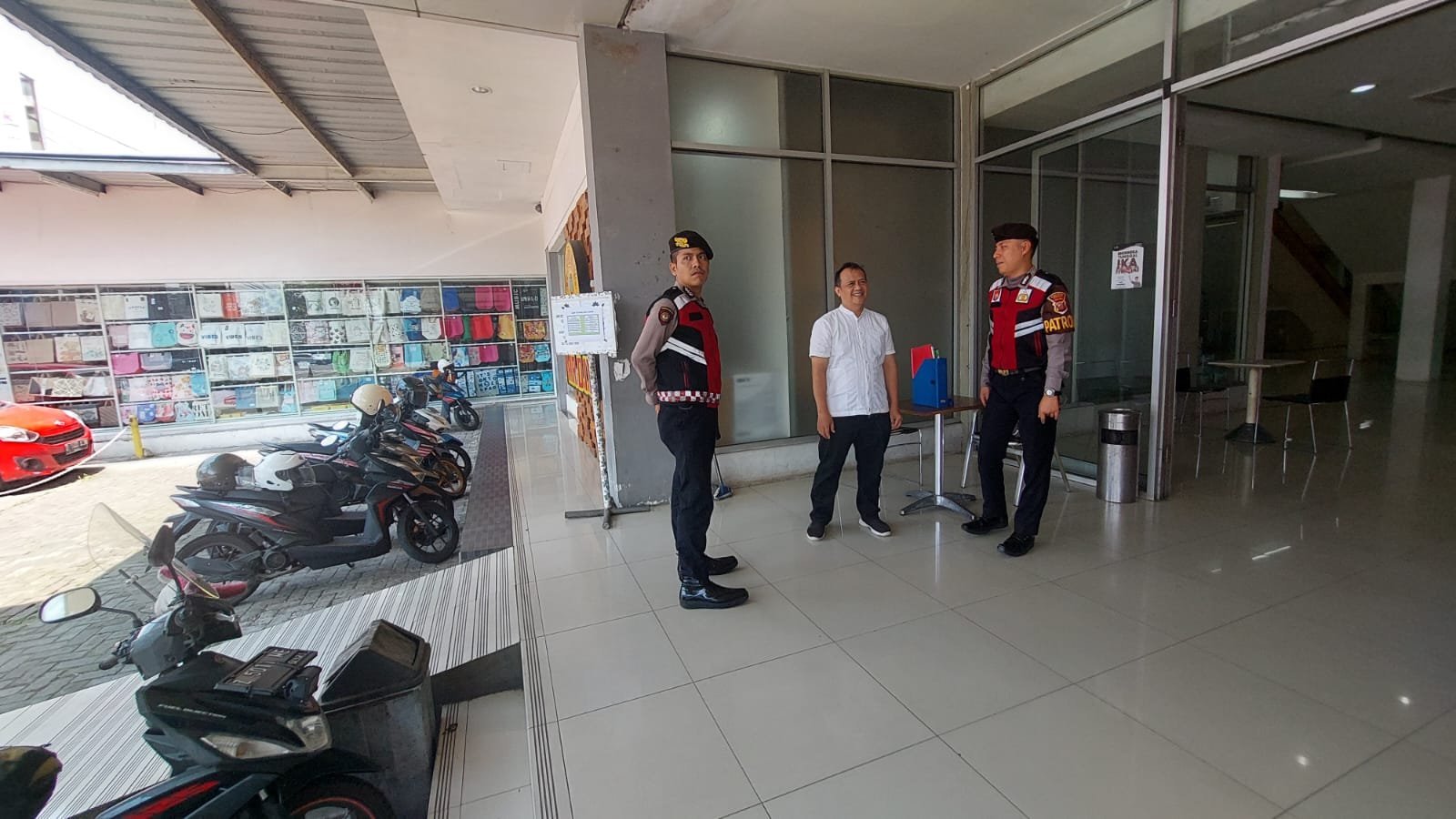 Sat Samapta Polres Ciamis Koorkom Antisipasi Bahaya Kamtibmas di Ciamis Mall