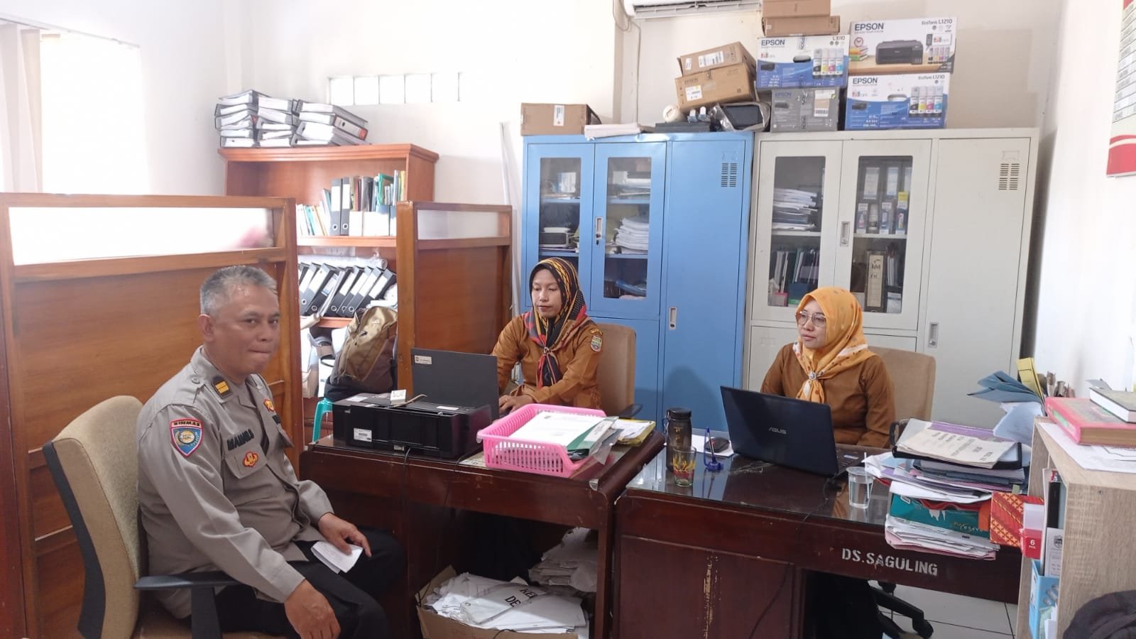 Cooling System Anggota Polsek Ciamis Koorkom Kamtibmas ke Saguling Jelang Pilkada Serentak