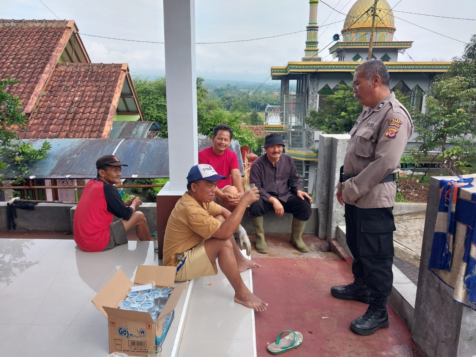Perkuat Sinergitas Polsek Panumbangan Polres Ciamis Koorkom Kamtibmas ke Tokoh di Pamijahan