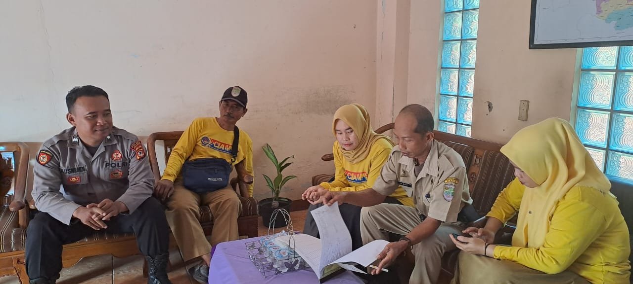 Cooling System Polsek Cisaga Polres Ciamis Koorkom Bersama Perangkat Desa Wangunjaya