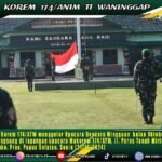 Korem 174/ATW Gelar Upacara Bendera Mingguan Bulan Oktober 2024