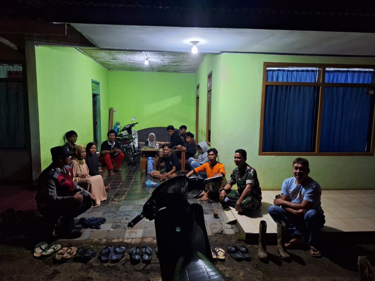 Perkuat Sinergitas Polsek Sukadana Polres Ciamis Koorkom Bersama Tokoh di Sukarasa