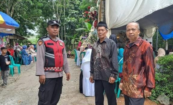 Ops Mantap Praja Polsek Cisaga Polres Ciamis Koorkom Kamtibmas di Objek Vital di Cisaga