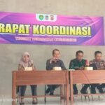 Polsek Cijeungjing Datang Sampaikan Himbauan Kamtibmas di Rakor Tingkat Kecamatan