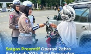 Satgas Preemtif Operasi Zebra Seulawah 2024 menggelar kegiatannya hari ini, Sabtu, 19 Oktober 2024 di sejumlah lokasi di Banda Aceh dan Aceh Besar.