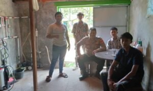 Perkuat Sinergitas Polsek Sukadana Polres Ciamis Koorkom Pekat ke Warga di Citamiang Kulon