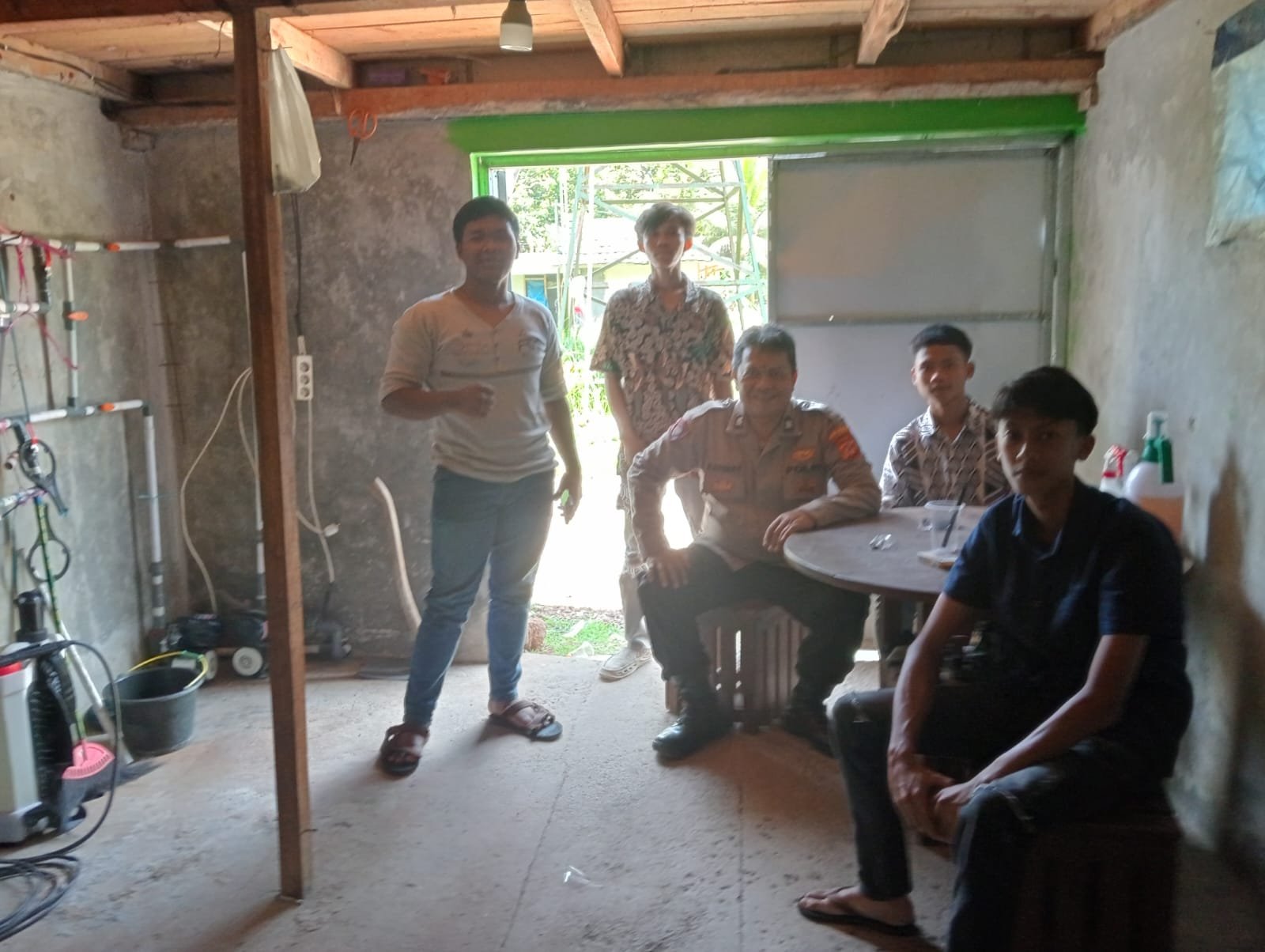 Perkuat Sinergitas Polsek Sukadana Polres Ciamis Koorkom Pekat ke Warga di Citamiang Kulon