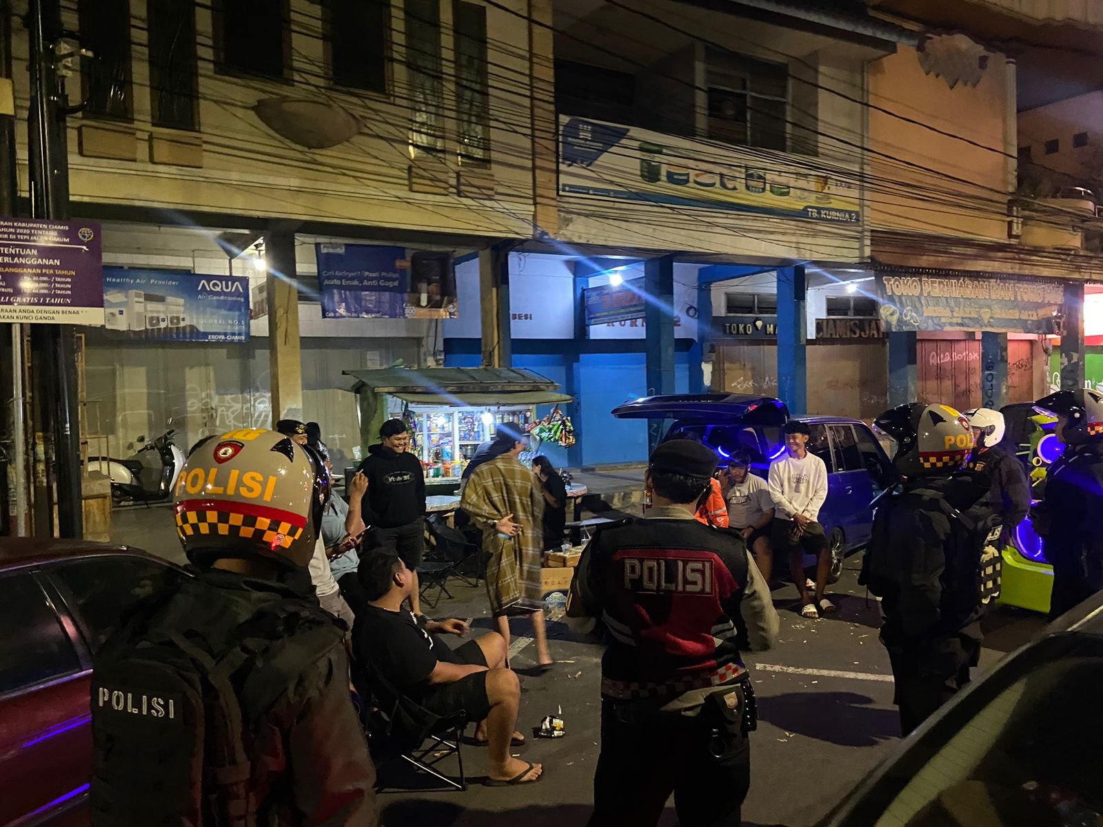 Ops Mantap Praja Patroli Perintis Presisi Sat Samapta Polres Ciamis Datangi Kawasan Obvit