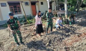 Perawatan Lahan Jagung di Nias Selatan oleh Satgas Terpadu Tanggap Darurat