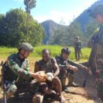 Komsos Satgas Habema Disambut Gembira Warga Kimak