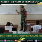 BANTU CERDASKAN GENERASI, BABINSA KORAMIL KIMAAM MENGAJAR DI SEKOLAH DASAR