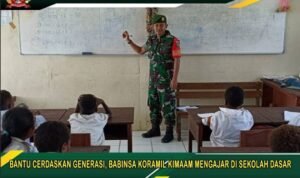 BANTU CERDASKAN GENERASI, BABINSA KORAMIL KIMAAM MENGAJAR DI SEKOLAH DASAR