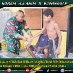SARANA JALIN KEAKRABAN SERTA UNTUK MENGETAHUI PERKEMBANGAN WILAYAH, BABINSA KORAMIL TIMIKA GELAR KOMSOS BERSAMA WARGA BINAAN