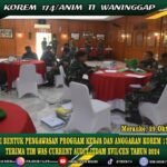 SEBAGAI BENTUK PENGAWASAN PROGRAM KERJA DAN ANGGARAN KOREM 174/ATW TERIMA TIM WAS CURRENT AUDIT ITDAM XVII/CEN TAHUN 2024