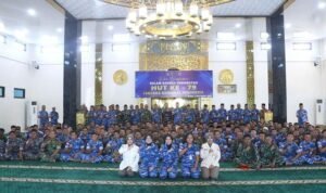 Batalyon Komando 468 Kopasgat Melaksanakan Doa Bersama Dalam Rangka Peringatan HUT Tentara Nasional Indonesia Ke-79