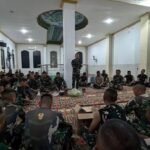 Do'a Bersama dan Syukuran Kenaikan Pangkat Prajurit Yonarmed 12 Kostrad