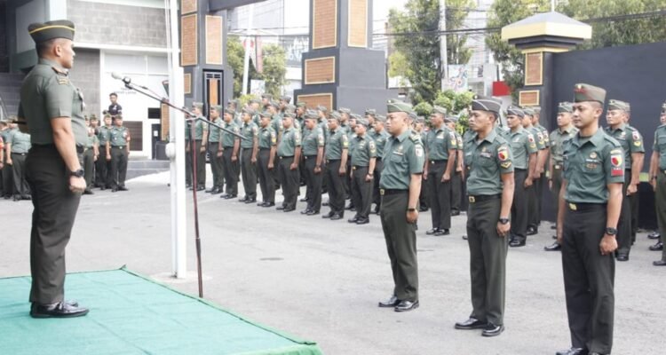 Pesan Dandim 0808/Blitar Saat Lantik Prajurit Yang Naik Pangkat