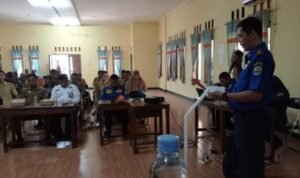Kapolsek Cisaga Ikuti Sosialisasi dan Edukasi Penanggulangan Kebakaran