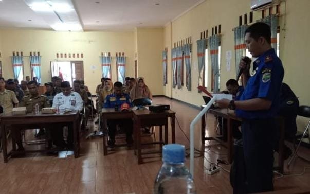 Kapolsek Cisaga Ikuti Sosialisasi dan Edukasi Penanggulangan Kebakaran