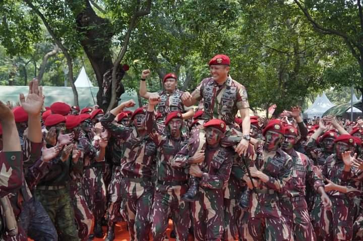 Kopassus Juara Parade dan Defile HUT Ke-79 TNI