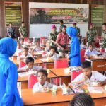 Yonmarhanlan XI Merauke Gelar Makan Bergizi Gratis