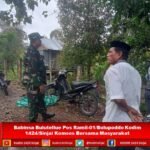 Babinsa Bulutellue Pos Ramil-01/Bulupoddo Kodim 1424/Sinjai Komsos Bersama Masyarakat