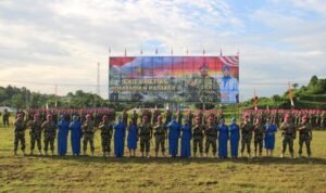 AKHIRI MASA JABATAN KOMANDAN DAN PRAJURIT BRIGIF MAR IKUTI EXIT BRIEFING DANPASMAR 3