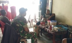 Babinsa Sidey Himbau Warganya Bahwa Keamanan Dan Ketertiban Adalah Tanggung Jawab Bersama