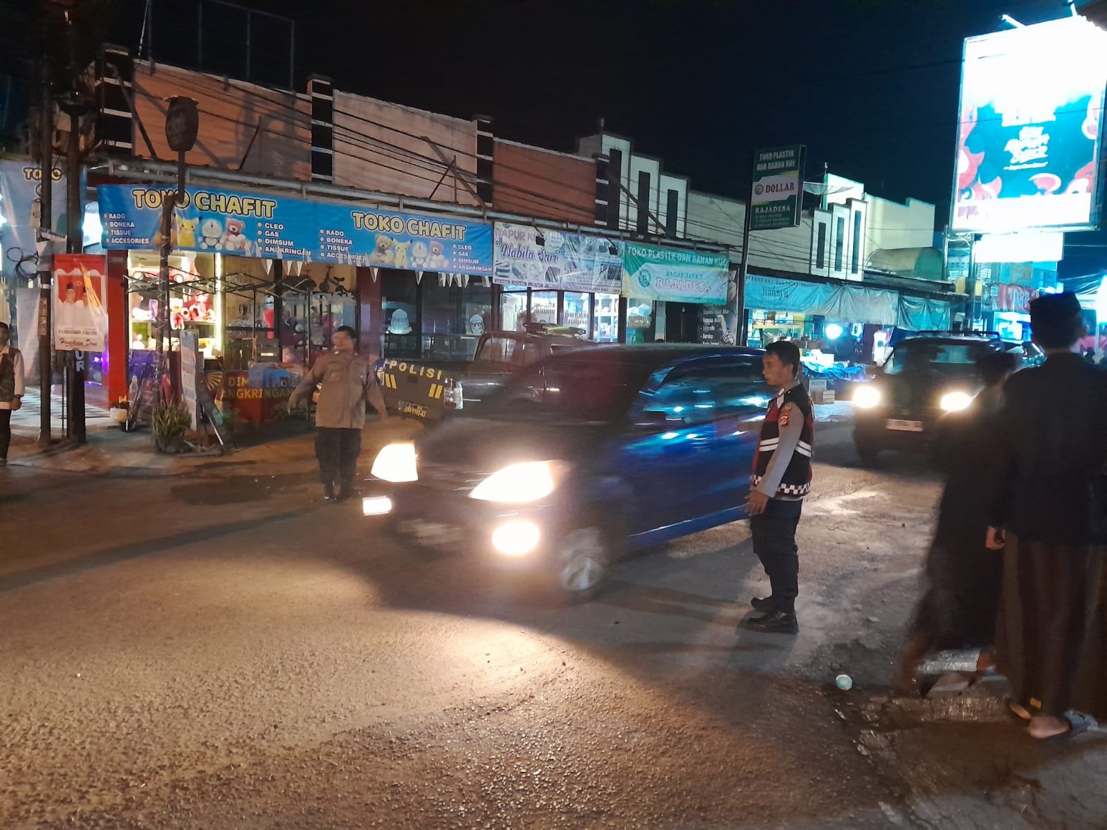 Berikan Rasa Nyaman Polsek Rajadesa Polres Ciamis Intens Patroli KRYD ke Pemukiman Warga
