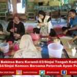 Babinsa Baru Koramil-03/Sinjai Tengah Kodim 1424/Sinjai Komsos Bersama Peternak Ayam Potong