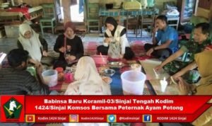 Babinsa Baru Koramil-03/Sinjai Tengah Kodim 1424/Sinjai Komsos Bersama Peternak Ayam Potong Babinsa Baru Koramil-03/Sinjai Tengah Kodim 1424/Sinjai Komsos Bersama Peternak Ayam Potong
