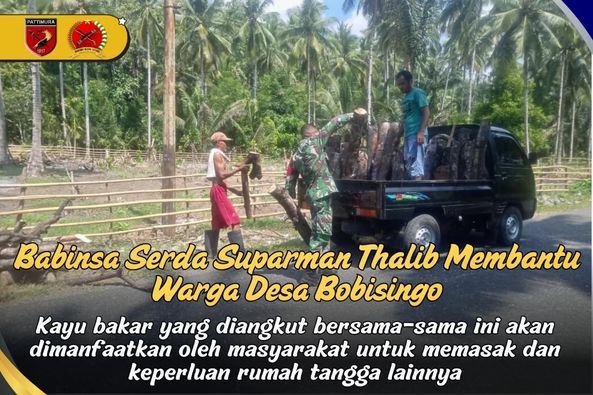 BABISA SERDA SUPARMAN THALIB MEMBANTU WARGA DESA BOBISINGO