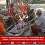 Babinsa Bontosalama Lakukan Komsos untuk Tingkatkan Kebersamaan dengan Warga